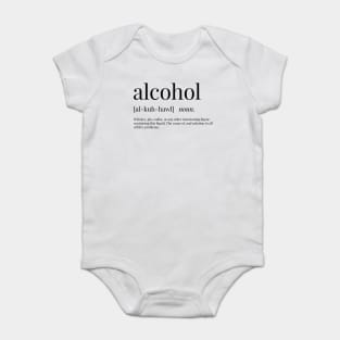 Alcohol Definition Baby Bodysuit
